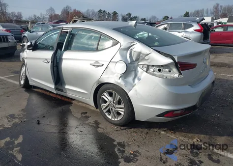 2019 Hyundai Elantra Sel from USA, damaged, VIN KMHD84LF4KU778150